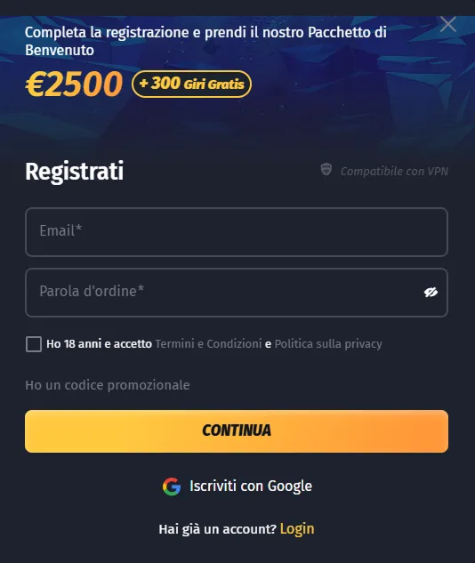 Bonus di benvenuto: il pacchetto 240% offerto in dettaglio Bonus di benvenuto: il pacchetto 240% offerto in dettaglio